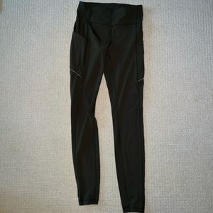 Lulu lemon dark green leggings